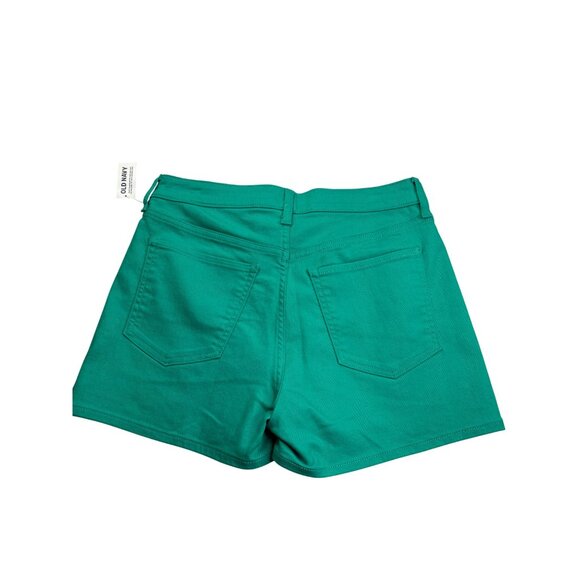 Old Navy High Rise Wow Shorts 3" Inseam Green Size 8 New - Picture 2 of 6